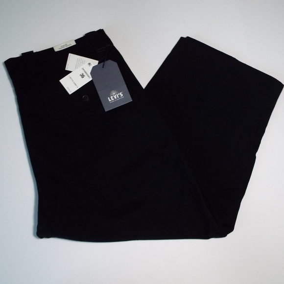 levis black trousers